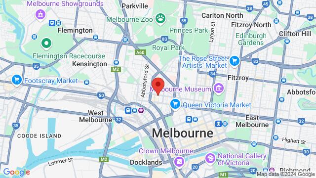 Map of the area around 497-499 Queensberry St, 497-499 Queensberry St, North Melbourne, VIC, 3051, Australia