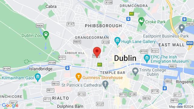 Map of the area around 141 North King St, Smithfield, Dublin, Ireland