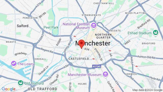 Map of the area around Royal Vida Night Club, Manchester, EN, United Kingdom, Manchester, EN, GB