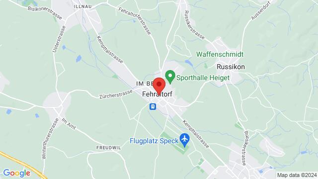 Map of the area around Hotel/Restaurant Rössli, Kempttalstrasse 52