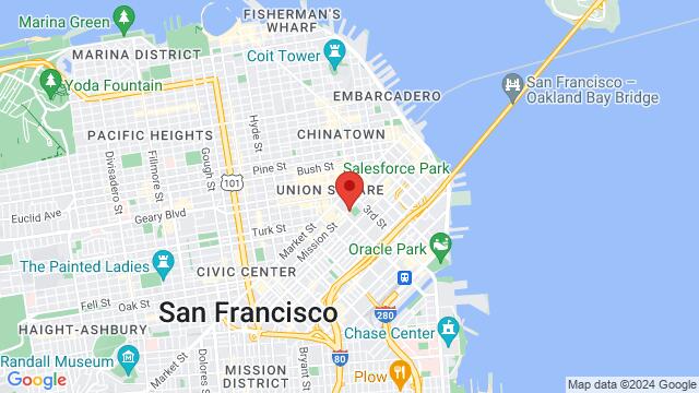 Map of the area around 781 Mission St, San Francisco, CA 94103-3132, United States,San Francisco, California, San Francisco, CA, US