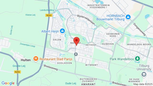 Map of the area around Dongewijkdreef 40,Tilburg, Netherlands, Tilburg, NB, NL