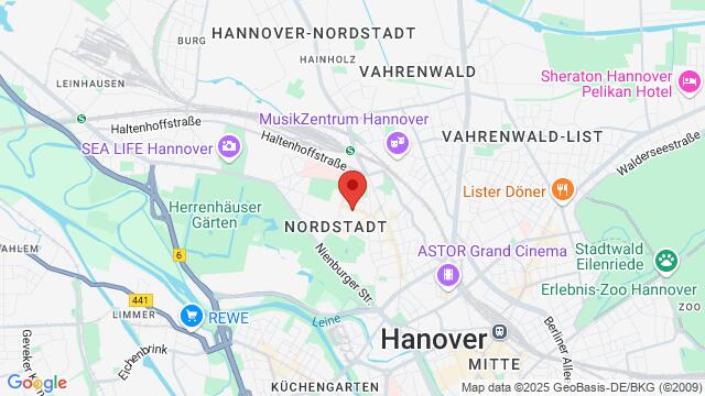 Mapa de la zona alrededor de Klaus-Müller-Kilian-Weg 2, 30167 Hannover, Deutschland,Hanover, Germany, Hannover, NI, DE