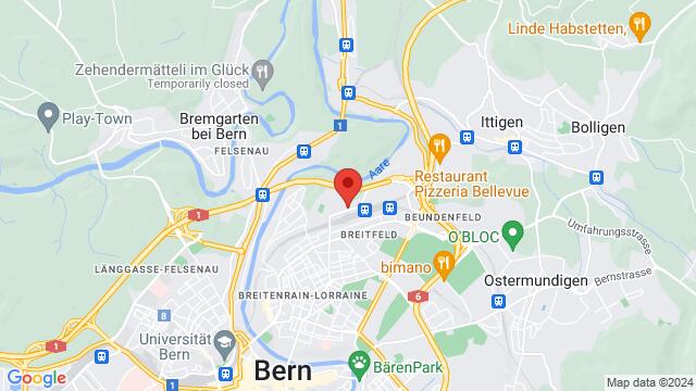 Kaart van de omgeving van Staffacherstrasse 73, 3014 Bern