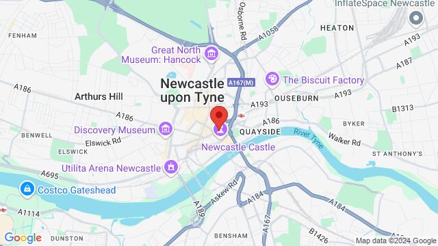 Mapa de la zona alrededor de 32-34 Mosley Street, Newcastle upon Tyne, NE1 1, United Kingdom,Newcastle upon Tyne, Newcastle Upon Tyne, EN, GB