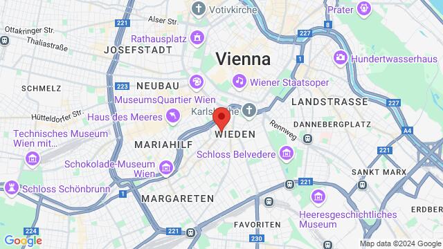 Map of the area around 26 Margaretenstraße, Wien, Wien, AT