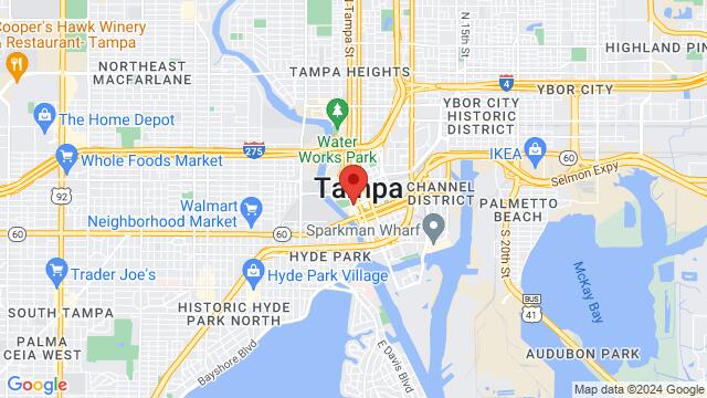 Mapa de la zona alrededor de Illuminators - Metaphysical Classes, N Ashley Dr, Tampa, FL 33602, United States,Tampa, Florida, Tampa, FL, US