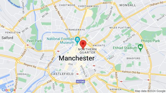 Map of the area around Mylos Bar and Grill Limited, 60 High Street, Manchester, M4 1, United Kingdom,Manchester, United Kingdom, Manchester, EN, GB