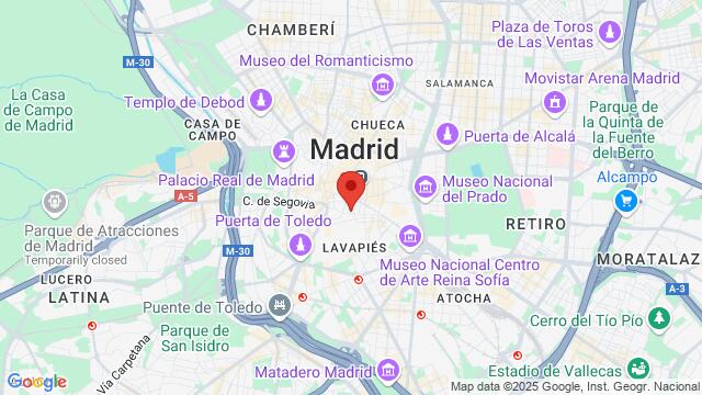 Map of the area around Calle del Doctor Cortezo, 17, 28012 Madrid (Madrid), España,Madrid, Spain, Madrid, MD, ES