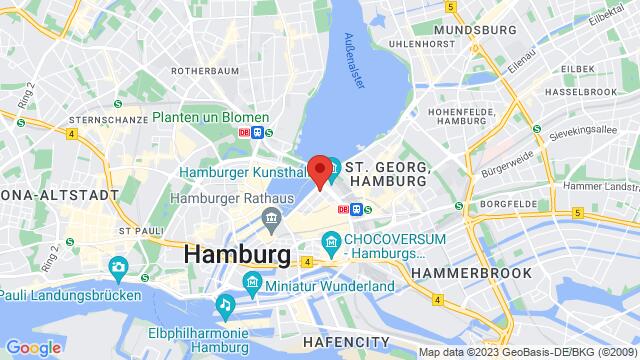 Map of the area around Ferdinandstr. 12, 20095, Hamburg