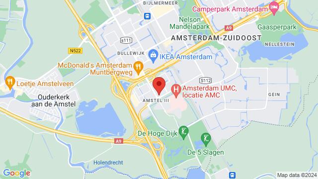 Map of the area around Paasheuvelweg 26,Amsterdam, Netherlands, Amsterdam, NH, NL