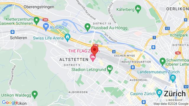 Karte der Umgebung von ritmo - Queer Tanzschule, Hohlstrasse 486, 8048 Zürich, Schweiz