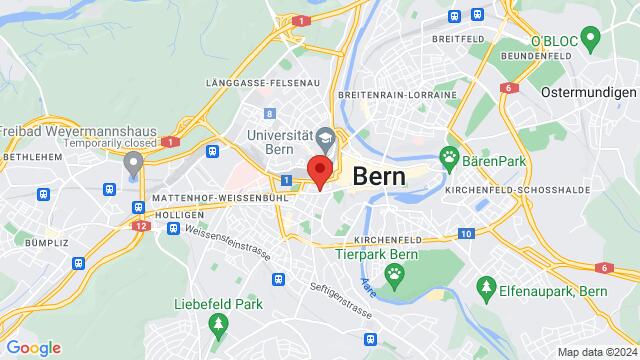 Map of the area around Hirschengraben 24, Bern BE