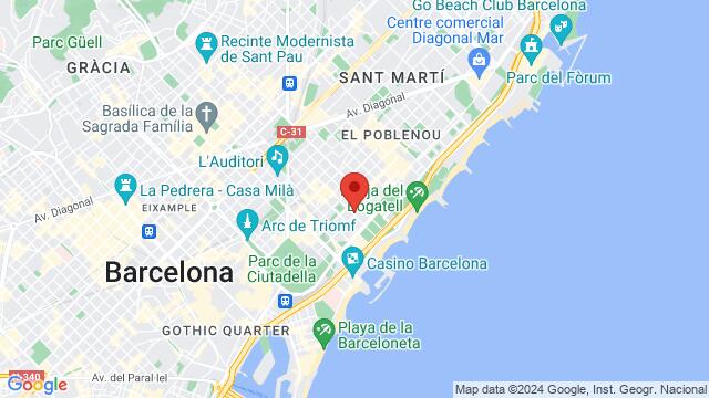 Map of the area around C. d'Àlaba, 30, , Barcelona, Barcelona