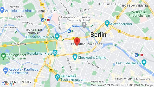 Map of the area around Konzerthaus am Gendarmenmarkt, Gendarmenmarkt, 10117 Berlin, Deutschland,Berlin, Germany, Berlin, BE, DE