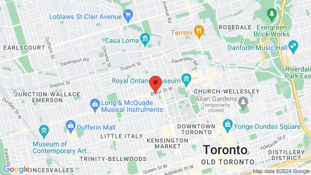 Map of the area around 427 Bloor Street West, M5S 1X7, Toronto, ON, CA