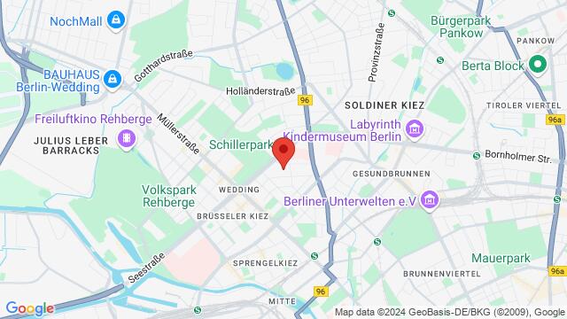 Map of the area around Oudenarder Straße 16, 13347 Berlin, Deutschland,Berlin, Germany, Berlin, BE, DE