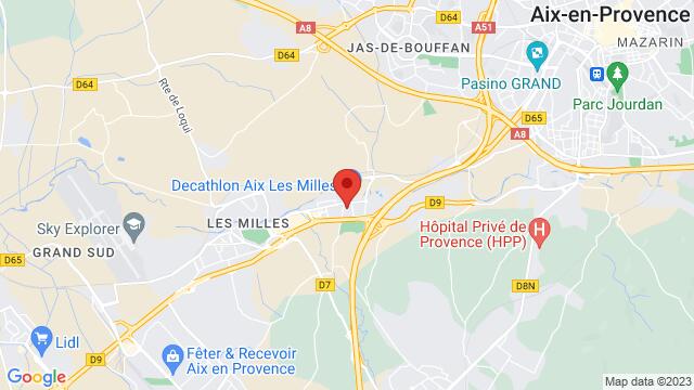 Karte der Umgebung von 70 Rue Beauvoisin 13290 Aix-en-Provence