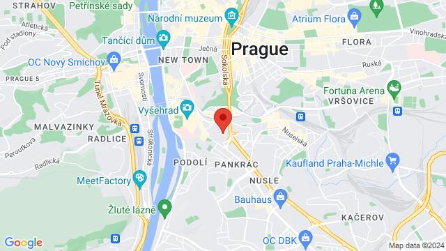 Karte der Umgebung von 5. května 1640/65, 140 21 Praha 4-Nusle, Prague, PR, CZ