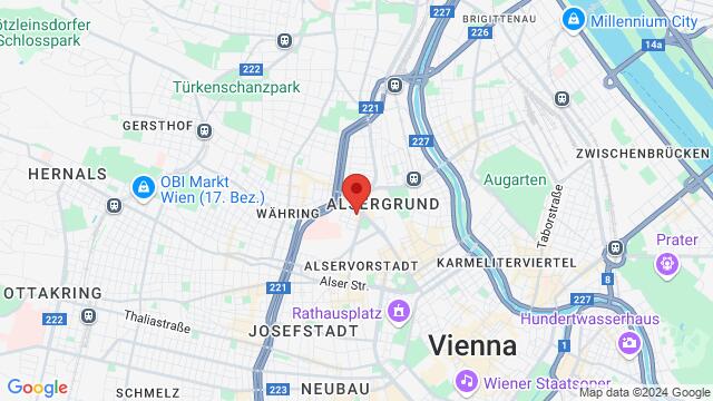 Map of the area around 5 Severingasse, Wien, Wien, AT