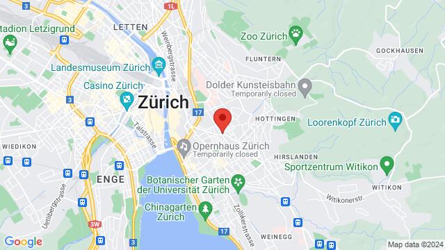 Map of the area around Gemeindestrasse 54, 8032 Zürich, Schweiz,Zürich, Switzerland, Zurich, ZH, CH