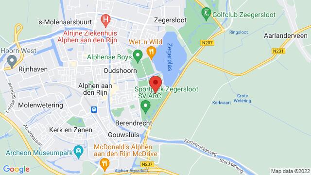Kaart van de omgeving van De Bijlen 4, Alphen Aan Den Rijn, The Netherlands