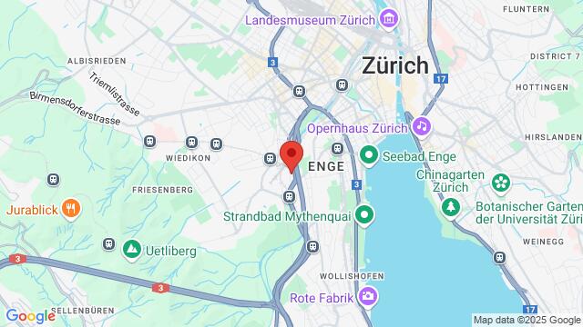 Map of the area around Rüdigerstrasse 10, 8045 Zürich, Schweiz,Zürich, Switzerland, Zurich, ZH, CH