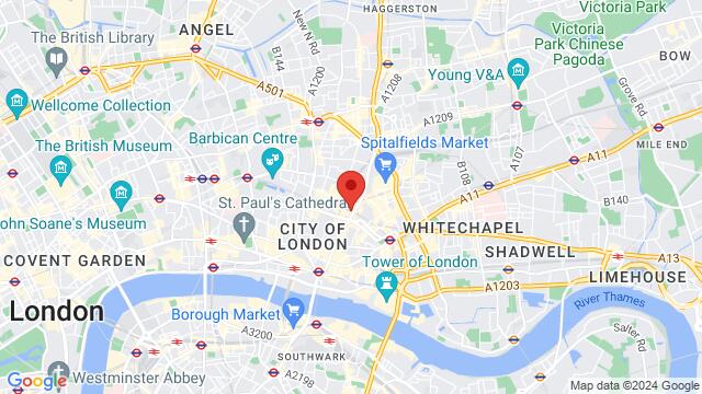 Map of the area around 34-37 Liverpool Street, EC2M 7PP, London, EN, GB