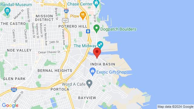 Map of the area around 3450 Third Street, Unit 5-H,San Francisco,CA,United States, San Francisco, CA, US