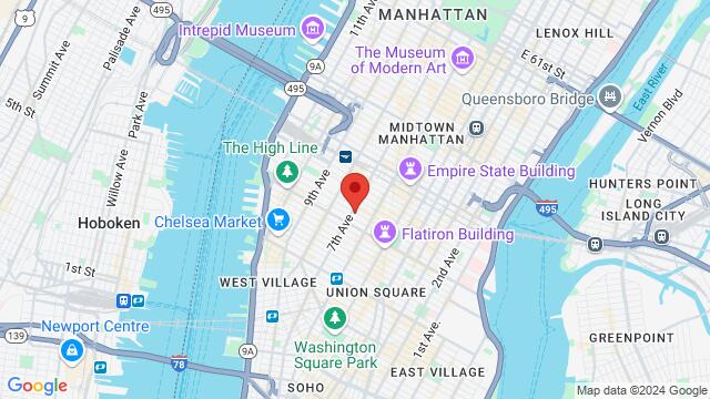 Map of the area around 160 West 25th Street, 10001, New York, NY, US