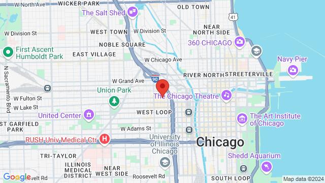 Map of the area around 845 W Fulton, 60607, Chicago, IL, US