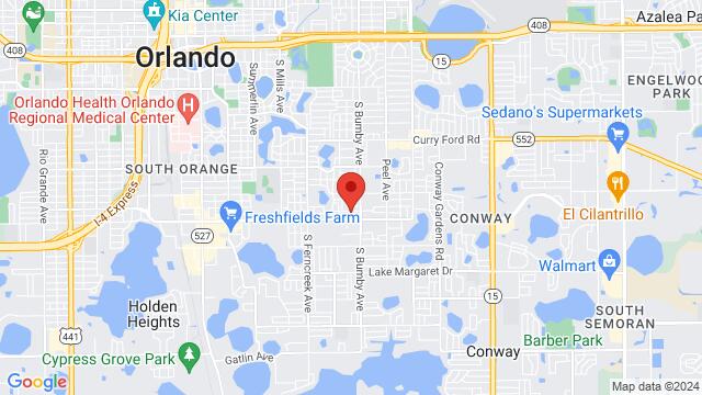 Kaart van de omgeving van 2601 Gowen Street, Orlando, FL, USA