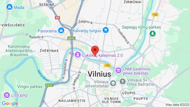 Map of the area around Upės gatvė 5, LT-09308 Vilnius, Lietuva,Vilnius, Lithuania, Vilnius, VL, LT