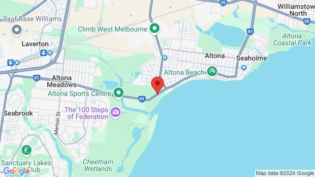 Map of the area around 270 Queens St - Apex Park - Altona, Melbourne, VI, AU