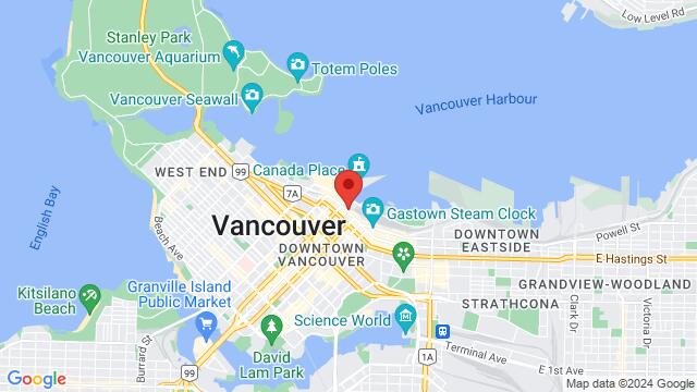 Map of the area around Junction Public Market – 200 Granville St. (beside Waterfront Station), 200 Granville St., Vancouver, BC, V6C 1S4, Canada