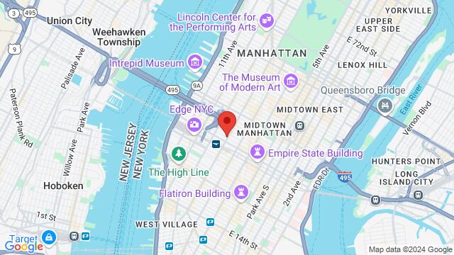 Map of the area around 505 8th Avenue, 10018, New York, NY, US