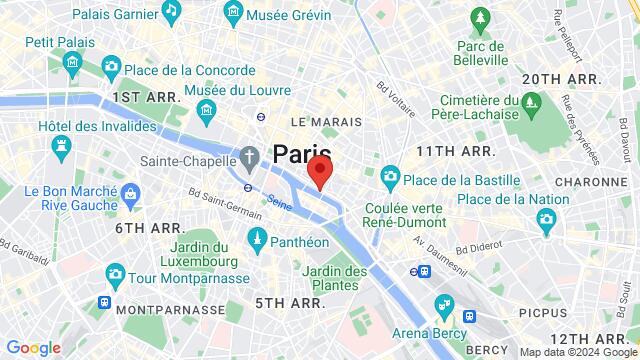 Map of the area around 1 Port de l'Hôtel de Ville, 75004 Paris, France,Paris, France, Paris, IL, FR