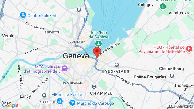 Map of the area around Rue de la Scie 10, 1207 Genève, Suisse,Geneva, Switzerland, Geneva, GE, CH