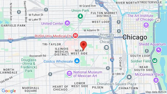 Map of the area around 1449 W Taylor St, Chicago, IL 60607-4625, United States,Chicago, Illinois, Chicago, IL, US