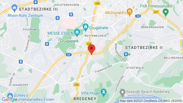 Kaart van de omgeving van Rüttenscheider Str. 319, 45131, Essen