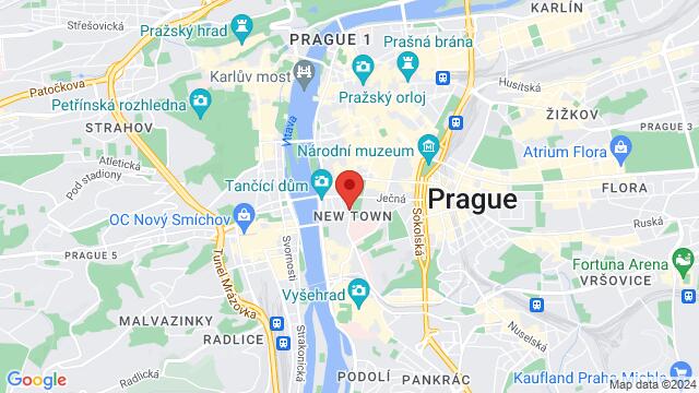 Karte der Umgebung von Karlovo nám. 317/5, 120 00 Praha 2-Nové Město, Tchéquie, Prague, PR, CZ