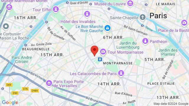 Map of the area around 32 Boulevard de Vaugirard, 75015 Paris, France,Paris, France, Paris, IL, FR