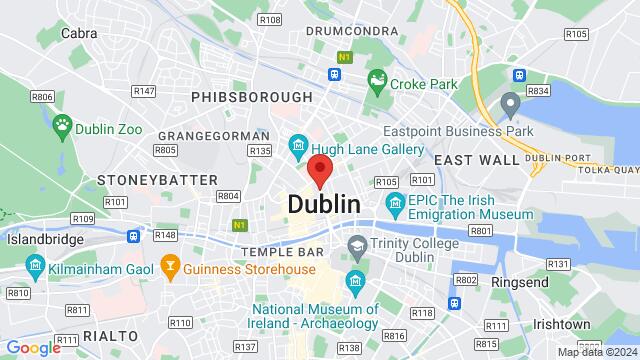 Map of the area around 14 Findlater St, of O'Connell St. , Dublin, DN, IE
