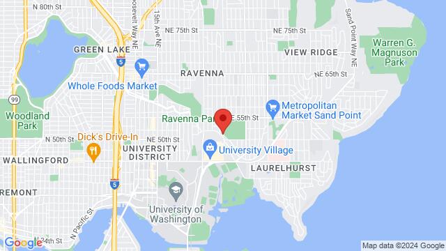 Map of the area around Baila District, 2920 NE Blakeley St (Suite F), Seattle, WA, 98105, United States