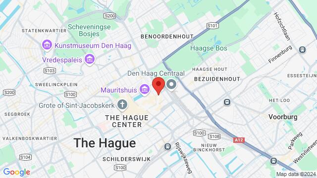 Map of the area around Herengracht 13,The Hague, Netherlands, The Hague, ZH, NL