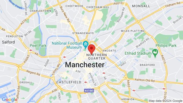 Map of the area around 64-66 High Street, M4 1EA, Manchester, EN, GB