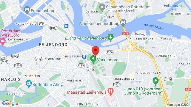 Map of the area around Van Zandvlietplein 3, 3077 AA Rotterdam, Nederland,Rotterdam, Netherlands, Rotterdam, ZH, NL