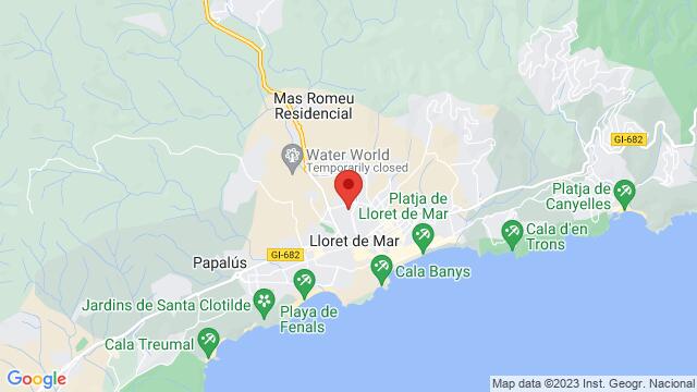 Map of the area around Av. del Rieral, 55, Lloret de Mar, Gerona