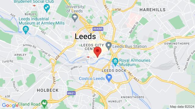 Carte des environs 64 Call Lane, Leeds, LS1 7, United Kingdom,Leeds, Leeds, EN, GB