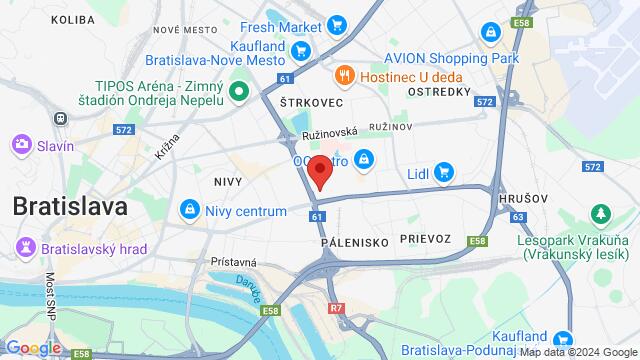 Mapa de la zona alrededor de Martinčekova 783/17, 821 01 Bratislava, Slovensko,Bratislava, Slovakia, Bratislava, BL, SK